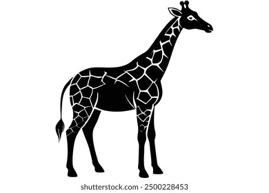 A remarkable camel vector art in white background illustration.