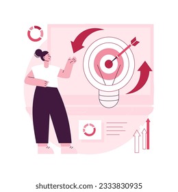 Remarketing abstract concept vector illustration. Digital marketing tool, behavioral retargeting, remarketing strategy, visitors generation methodology, targeted advertising abstract metaphor.