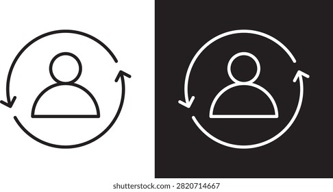 Remarketing icon vector icon set collection..