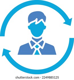 Remarketing vector icon. Can be used for printing, mobile and web applications.