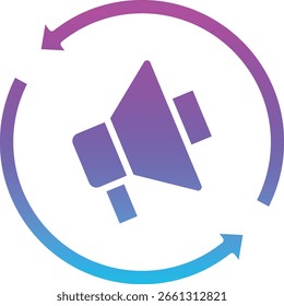Icono de Vector de remarketing. Se puede utilizar para aplicaciones de impresión, móviles y de Web.
