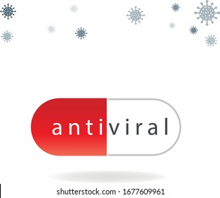 Remdesivir, Capsule pill of antiviral capsule. This drug used to treatment and prevention for new corona virus infection (novel coronavirus 2019 or nCoV 2019).