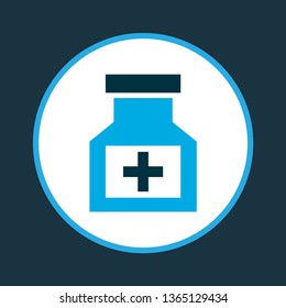 Remedy icon colored symbol. Premium quality isolated cure element in trendy style.