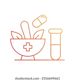 remedy icon with white background vector stock illustration