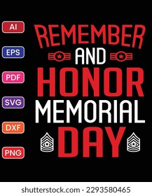 REMEMBER AND HONOR MEMORIAL DAY