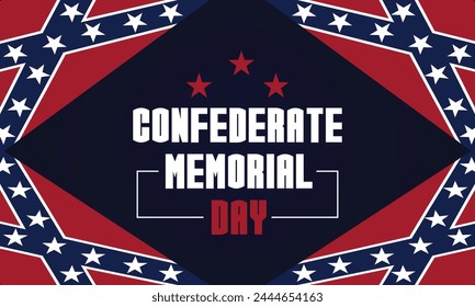 Remembering History Confederate Memorial Day Flag Design Inspiration svg