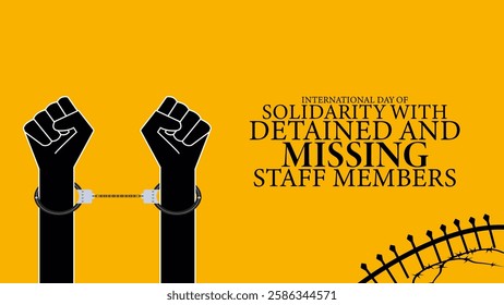 Remembering the Missing, Solidarity with Detained Staff Members