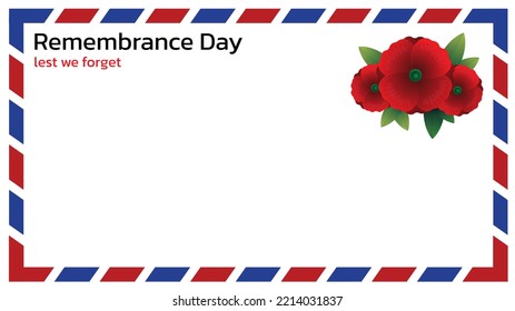 Remembrance day concept, Background with beautiful red poppies. Vector illustration, A poppy flower banner vector