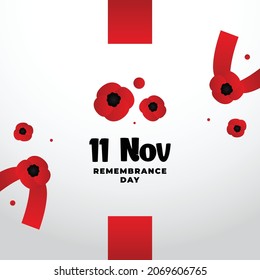 Remembrance Day Design Background For Greeting Moment
