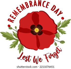 Ilustración de diseño del logotipo del Día de la Memoria