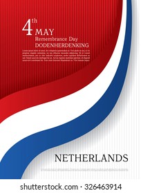 Día del Recuerdo (DÍA DE LA RECUPERACIÓN) en los Países Bajos