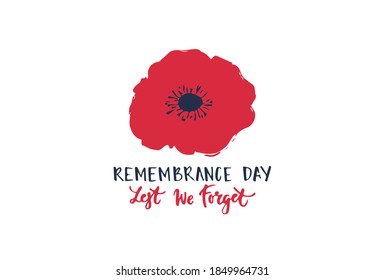 Remembrance Day poppy appeal poppy vector