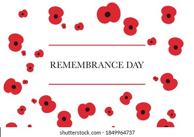 Remembrance Day Poppy Appeal Poppy Vector