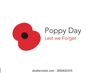 Remembrance Day Poppy Appeal Poppy Vector