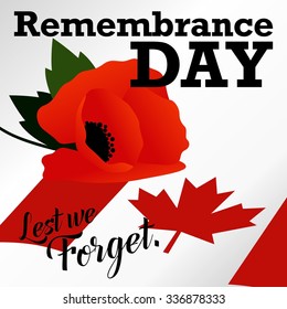 Remembrance Day Vector Template