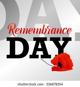 Remembrance Day Vector Template