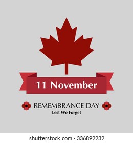 Remembrance Day Vector Template