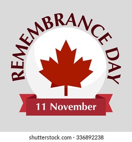 Remembrance Day Vector Template