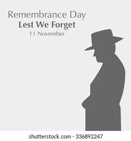 Remembrance Day Vector Template