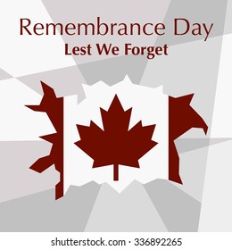 Remembrance Day Vector Template