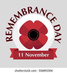 Remembrance Day Vector Template
