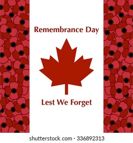 Remembrance Day Vector Template