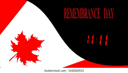 Remembrance Day. Veterans day, Honoring all who served. Vector illustration.