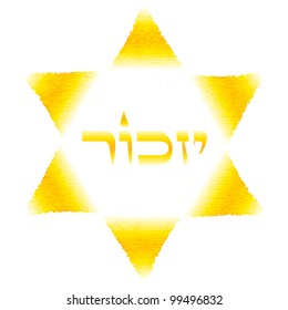 "Remembrance" -  The Holocaust symbol
