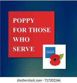 The remembrance poppy - poppy appeal. Modern paper design. Decorative vector flower for Remembrance Day, Memorial Day, Anzac Day in New Zealand, Australia, Canada and Great Britain. 