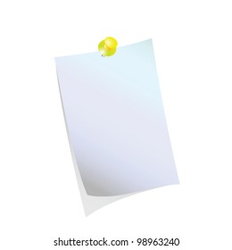reminder blank vector illustration on white background