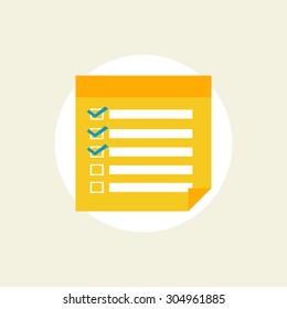 Reminder concept icon.