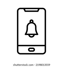 Reminder to do icon black outline