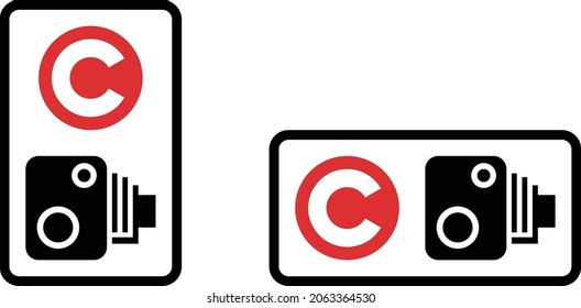 Reminder to drivers within a congestion charging zone in which cameras are used to enforce traffic regulations (Alternative types), road signs in the United Kingdom