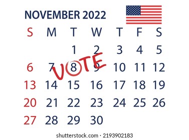 Reminder For Election Vote 2022 USA