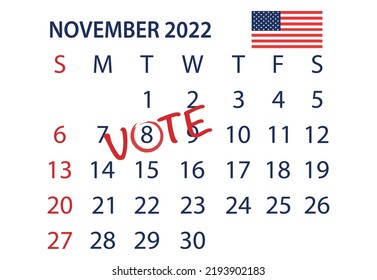 Reminder for Election Vote 2022 USA