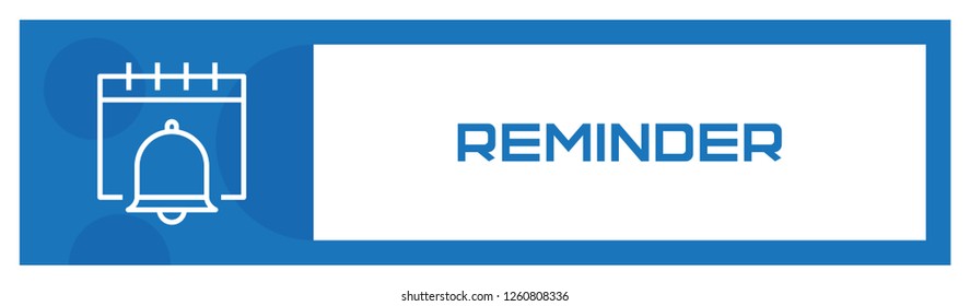 Reminder Icon Concept