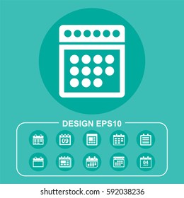 Reminder icon illustration isolated vector sign symbol