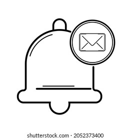 icono de recordatorio con vector de contorno, uso o símbolo aislado