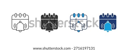 Reminder Icon Set Multiple Style Collection