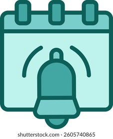 Reminder Icon Solid Vector Illustration
