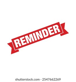 Reminder Letter Rubber Stamp Template