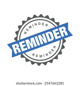 Reminder Letter Rubber Stamp Template