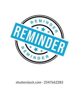 Reminder Letter Rubber Stamp Template