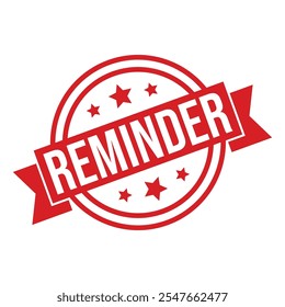 Reminder Letter Rubber Stamp Template