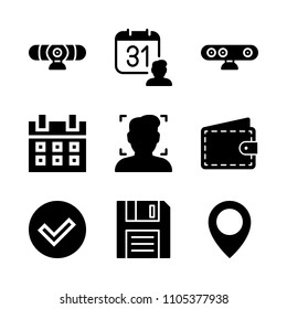 reminder, new, navigation and blank icons in Web vector set. Graphics for web and design