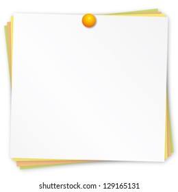 Reminder office background. Vector illustration.
