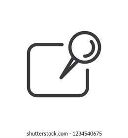 Reminder paper vector icon