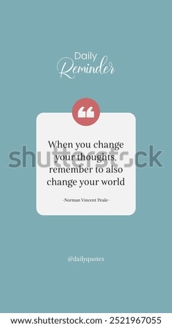 Reminder quotes for social media and instagram post