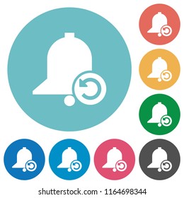 Reminder restore flat white icons on round color backgrounds
