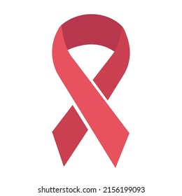 Reminder ribbon icon vector isolated flat illustration on white background